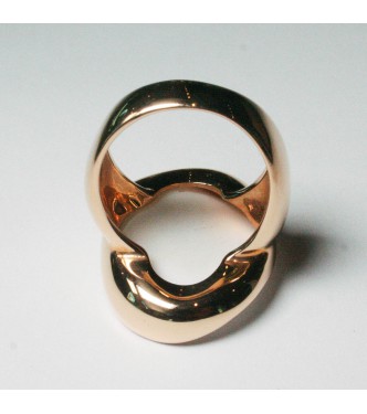 Anello oro con Agata Bianca